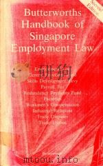 BUTTERWORTHS HANDBOOK OF SINGAPORE EMPLOYMENT LAW SECOND EDITION（1986 PDF版）