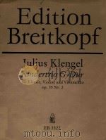 Kindertrio G-Dur     PDF电子版封面    Julius Klengel曲 
