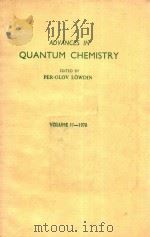 ADVANCES IN QUANTUM CHEMISTRY VOLUME Ⅱ-1978   1978  PDF电子版封面  012034811X  PER-OLOV LOWDIN 