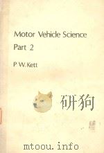 MOTOR VEHICLE SCIENCE PART 2（1982 PDF版）