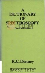 A dictionary of spectroscopy（1982 PDF版）