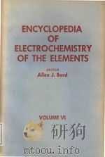 Encyclopedia of electrochemistry of the elements.   1973  PDF电子版封面  0824725069  Allen J Bard;Henning Lund.1929 