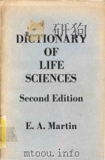 Dictionary of life sciences   1984  PDF电子版封面  0333348672  E A (Elizabeth A) Martin 