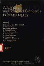 ADVANCES AND TECHNICAL STANDARDS IN NEUROSURGERY   1990  PDF电子版封面  0387821171  L.SYMONEDITED 