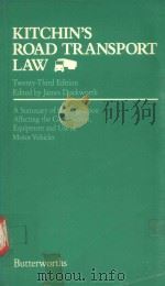 Kitchin's road transport law（1982 PDF版）