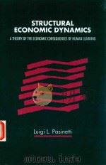 STRUCTURAL ECONOMIC DYNAMICS A THEORY OF THE ECONOMIC CONSEQUENCES OF HUMAN LEARNING   1993  PDF电子版封面  0521029767  LUIGI L.PASINETTI 