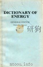 Dictionary of energy   1982  PDF电子版封面  0333318250   