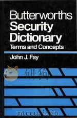 Butterworths security dictionary  terms and concepts（1987 PDF版）