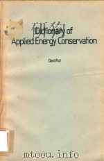 Dictionary of applied energy conservation（1982 PDF版）