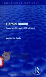 HAROLD BLOOM TOWARDS HISTORICAL RHETORICS（1988 PDF版）