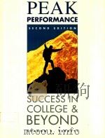 PEAK PERFORMANCE SUCCESS IN COLLEGE & BEYOND SECOND EDITION（1997 PDF版）