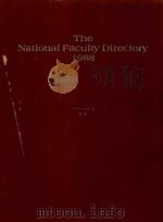 THE NATIONAL FACULTY DIRECTORY 1988 EIGHTEENTH EDITION IN FOUR VOLUMES VOLUME 4 S-Z（1987 PDF版）