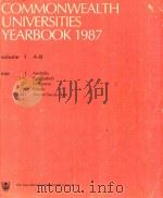 COMMONWEALTH UNIVERSITIES YEARBOOK 1987 VOLUME 1（1987 PDF版）