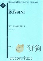 WILLIAM TELL ACTS I AND II VIOLA（ PDF版）
