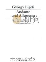 ANDANTE UND ALLEGRETTO（ PDF版）