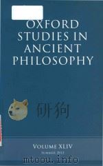 Oxford studies in ancient philosophy（1983 PDF版）