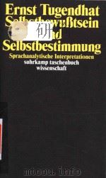 Selbstbewusstsein und Selbstbestimmung sprachanalytische Interpretationen   1979  PDF电子版封面  3518278215   