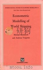 Econometric Modelling of World Shipping   1993  PDF电子版封面  0412367203   