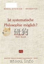 Ist systematische Philosophie moglich?（1975 PDF版）