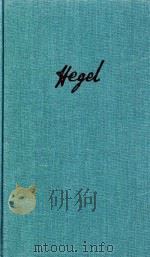 Briefe von und an Hegel Band III: 1823-1831   1969  PDF电子版封面     