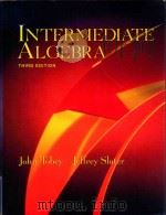 INTERMEDIATE ALGEBRA THIRD EDITION   1998  PDF电子版封面  0138508844   