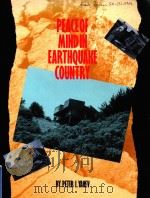 PEACE OF MIND IN EARTHQUAKE COUNTRY HOW TO SAVE YOUR HOME AND LIFE   1991  PDF电子版封面  0877017719  PETER I.YANEV 