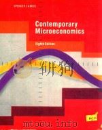 CONTEMPORARY MICROECONOMICS EIGHTH EDITION   1933  PDF电子版封面  0879016167  MILTON H.SPENCER AND ORLEY M.A 