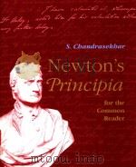 NEWTON'S PRINCIPIA FOR THE COMMON READER   1995  PDF电子版封面  019852675X  S.CHANDRASEKHAR 