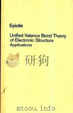 UNIFIED VALENCE BOND THEORY OF ELECTRONIC STRUCTURE APPLICATIONS（1983 PDF版）