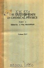 THE EXCITED STATE IN CHEMICAL PHYSIC PART 2 VOLUME XLV（1981 PDF版）