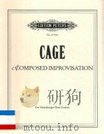 COMPOSED IMPROVISATION   1990  PDF电子版封面    CAGE 
