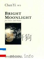 BRIGHT MOONLIGHT FOR VOICE AND PIANO（7 PDF版）