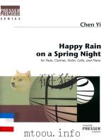 HAPPY RAIN ON A SPRING NIGHT     PDF电子版封面    CHEN YI 