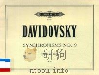 SYNCHPONSMS NO.9 CILIN AND YAPE     PDF电子版封面    DAVIDOVSKY 