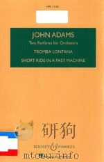 TWO FANFARES FOR ORCHESTRA TROMBA LOMTANA SHORT RIDE IN A FAST MACHINE（ PDF版）