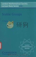 STABLE GROUPS（1997 PDF版）