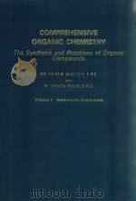 COMPREHENSIVE ORGANIC CHEMISTRY THE SYNTHESIS AND REACTIONS OF ORGANIC COMPOUNDS VOLUME 4 HETEROCYCL（1979 PDF版）