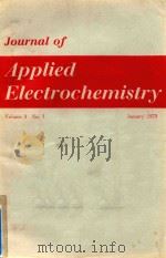 JOURNAL OF APPLIED ELECTROCHEMISTRY VOLUME 9 NO.1   1979  PDF电子版封面     