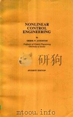 NONLINEAR CONTROL ENGINEERING STUDENT EDITION（1982 PDF版）