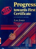 PROGRESS TOWARDS FIRST CERTIFICATE STUDENT'S BOOK（1983 PDF版）