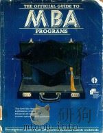 THE OFFICIAL GUIDE TO MBA PROGRAMS（1986 PDF版）