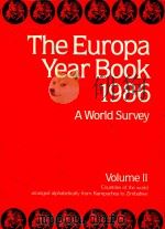 THE EUROPA YEAR BOOK 1986 A WORLD SURVEY VOLUME II（1986 PDF版）