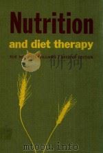 NUTRITION AND DIET THERAPY   1973  PDF电子版封面  0801655595  SUE RODWELL WILLIAMS 