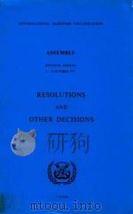 Resolutions and Other Decisions   1984  PDF电子版封面  9280110179   
