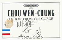 ECHOES FROM THE GORGE PERCUSSION QUARTET PLAYER III     PDF电子版封面    CHOU WEN-CHUNG 