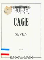 SEVEN VIOLIN     PDF电子版封面    CAGE 