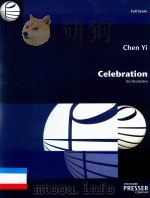 CELEBRATION FOR ORCHESTRA     PDF电子版封面    CHEN YI 