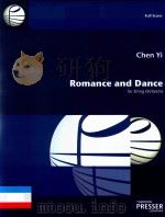 RMOMANCE AND DANCE FOR SRTING ORCHESTRA     PDF电子版封面    CHEN YI 