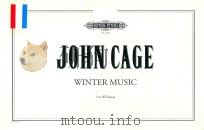 WINTER MUSIC 1 TO 20 PIANOS     PDF电子版封面    JOHN CAGE 