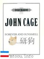 FOREVER AND SUNSMELL     PDF电子版封面    JOHN CAGE 